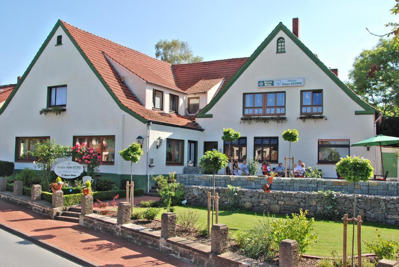 Hotel Pension Haus Stork Holzhausen  Exterior foto